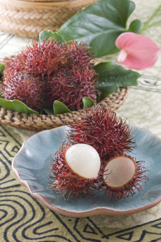 无人,竖图,俯视,室内,特写,白天,餐具,水果,一堆,许多,堆叠,堆积,朦胧,模糊,新鲜,碟子,盘,生食,食品,果实,食物,盘子,碟,摄影,有机食品,绿色食品,影棚,红毛丹,堆,韶子,毛龙眼,毛荔枝,彩图,高角度拍摄,影棚拍摄,拍摄