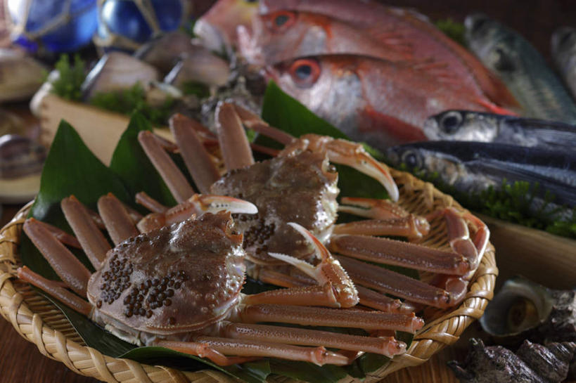 海鲜,蟹,无人,餐厅,横图,俯视,室内,特写,白天,烹饪,餐桌,桌子,贝壳,叶子,皇后蟹,螃蟹,鱼,日本料理,料理,食品,绿叶,水产,菜肴,美食,食物,日式料理,日式,嫩叶,浮标,佳肴,渔网,餐台,渔具,海鲷,皮匠蟹,雪蟹,抓捕,海产品,捕捞,鱼网,螺蛳,田螺,鳕鱼,拉网,捕捞工具,箬叶,芦苇叶,叶,叶片,贝类外壳,海螺壳,软体动物外壳,彩图,高角度拍摄,餐馆,饭店,饭馆