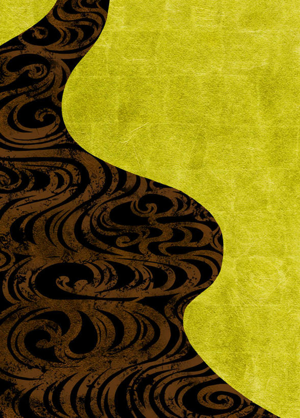 无人,竖图,插画,室内,白天,正面,抽象,数码,科技,阴影,花纹,弯曲,网络,图案,高光,几何,计算机图形,扭曲,合成,图画,画,黄色,黑色,弧度,电脑合成图,数码合成图,漫画,写实,具体,具象,彩图,抽象派