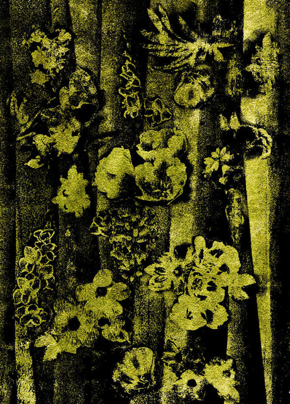 无人,竖图,插画,室内,白天,背景,正面,数码,科技,阴影,网络,纹路,浮雕,高光,几何,计算机图形,合成,图画,画,花,黑色,金色,电脑合成图,数码合成图,漫画,写实,具体,具象,彩图