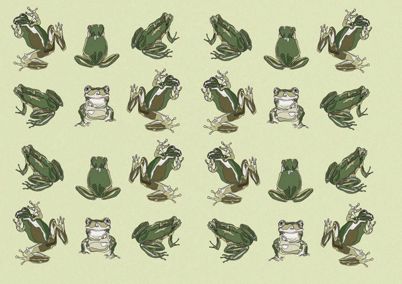 无人,跳,横图,插画,室内,白天,正面,数码,科技,青蛙,野生动物,一排,一群,许多,阴影,整齐,网络,蛙,高光,几何,计算机图形,合成,图画,画,排列,绿色,动物,可爱,活泼,电脑合成图,数码合成图,队列,漫画,写实,具体,具象,蛤蟆,跳跃,彩图