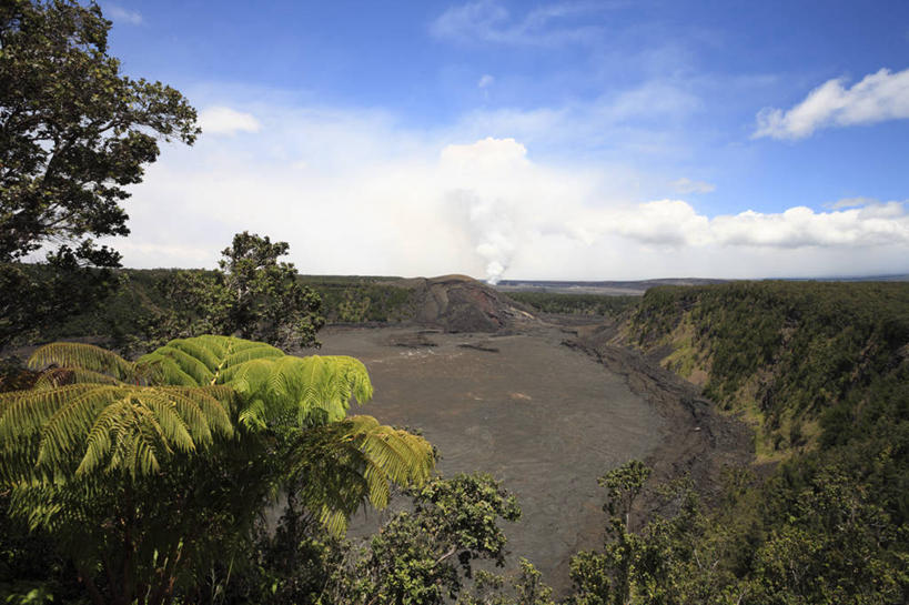 无人,横图,室外,白天,正面,旅游,度假,草地,草坪,火山,美景,植物,夏威夷,美国,阴影,光线,影子,景观,云,云朵,云彩,娱乐,草,树,树木,蓝色,绿色,白云,蓝天,天空,阳光,自然,天,享受,休闲,景色,放松,生长,晴朗,成长,北美,北美洲,国家公园,自然风光,美洲,火山岛,夏威夷岛,夏威夷州,爱洛哈之州,夏威夷火山国家公园,北亚美利加洲,亚美利加洲,火山公园,火山国家公园,基拉韦厄火山,活火山,晴空,彩图