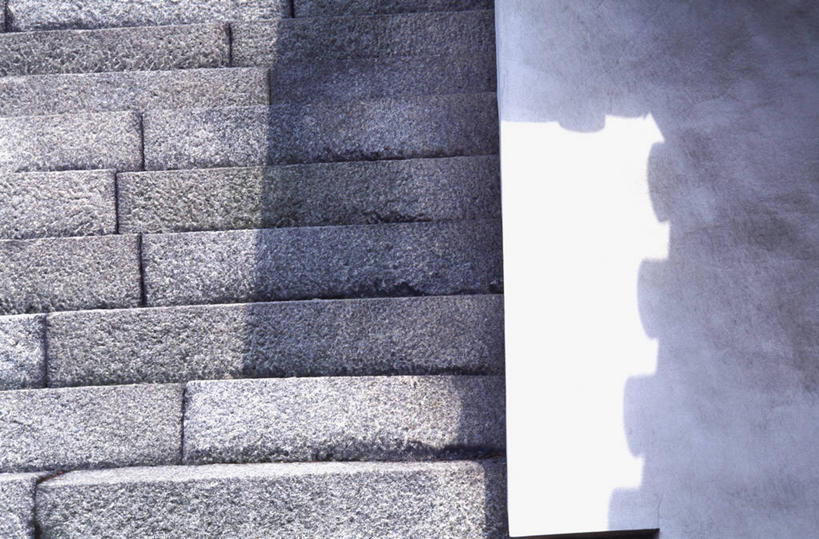 无人,横图,俯视,室外,白天,石头,楼梯,京都,日本,亚洲,阴影,光线,石子,影子,阶梯,台阶,阳光,京都府,东亚,本州,本州岛,日本国,近畿地方,近畿,石块,岩石,彩图,高角度拍摄