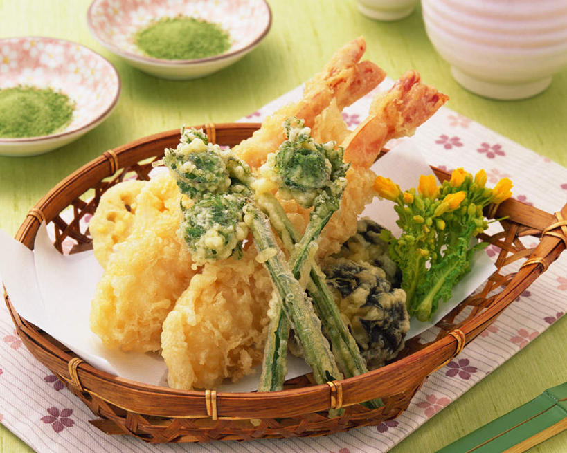 无人,横图,俯视,室内,特写,白天,烹饪,桌面,桌子,蔬菜,新鲜,篮子,明虾,天妇罗,油炸,日本料理,料理,食品,菜肴,美食,食物,日式料理,日式,摄影,佳肴,有机食品,绿色食品,影棚,天麸罗,彩图,高角度拍摄,影棚拍摄,拍摄