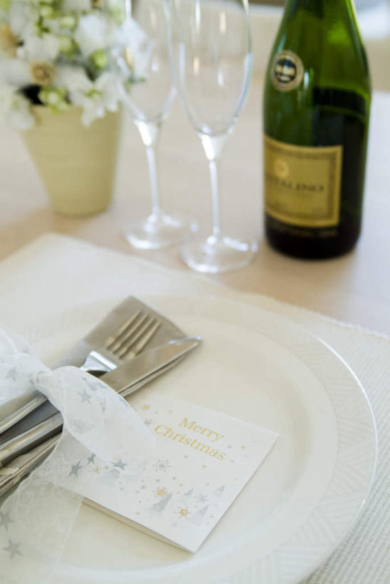 葡萄酒,无人,竖图,俯视,室内,特写,白天,奢侈,快乐,餐桌,桌子,杯子,餐具,圣诞节,节日,庆祝,盛开,叉子,碟子,高脚杯,花篮,盘,丝带,浪漫,花蕾,文化,圣诞快乐,玻璃制品,酒,酒瓶,花,花瓣,花朵,鲜花,饮料,一个,盘子,蝴蝶结,酒杯,卡片,碟,台布,香槟,花苞,花蕊,庆典,诱惑,单个,餐台,纪念,包扎,餐刀,香槟杯,气泡酒,起泡酒,汽酒,玻璃杯,彩图,高角度拍摄,高兴,欢笑