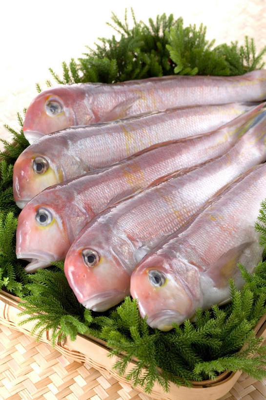 海鲜,无人,交叉,竖图,俯视,室内,特写,白天,烹饪,植物,桌面,桌子,竹子,叶子,一排,阴影,竹制,整齐,编织,光线,木制,篮子,影子,日本料理,料理,食品,水产,菜肴,美食,食物,排列,绿色,木制品,竹篮,日式料理,日式,佳肴,竹条,交织,竹制品,队列,海产品,白方头鱼,方头鱼,甘鲷,红马头,马头鱼,银方头鱼,穿插,彩图,高角度拍摄