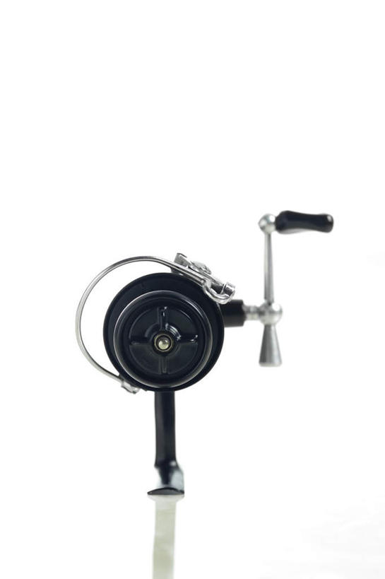 无人,竖图,室内,特写,白天,白色背景,正面,静物,阴影,光线,影子,一个,摄影,影棚,单个,渔具,鱼线轮,卷线器,彩图,影棚拍摄,拍摄