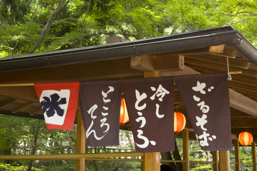 无人,横图,室外,白天,正面,旅游,度假,美景,森林,树林,植物,窗帘,京都,日本,亚洲,一排,悬挂,整齐,日文,标志,文字,字符,景观,娱乐,标识,树,树木,排列,绿色,自然,享受,休闲,景色,放松,京都府,生长,成长,茶室,队列,自然风光,东亚,本州,本州岛,日本国,近畿地方,近畿,日语,彩图