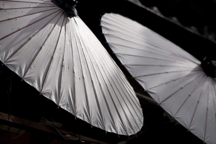 无人,横图,室外,特写,白天,正面,度假,美景,城市风光,城市,日本,亚洲,朦胧,模糊,日本文化,伞,景观,两把,油纸伞,娱乐,享受,休闲,景色,放松,东亚,本州,本州岛,日本国,近畿地方,近畿,滋贺,滋贺县,彩图,传统文化