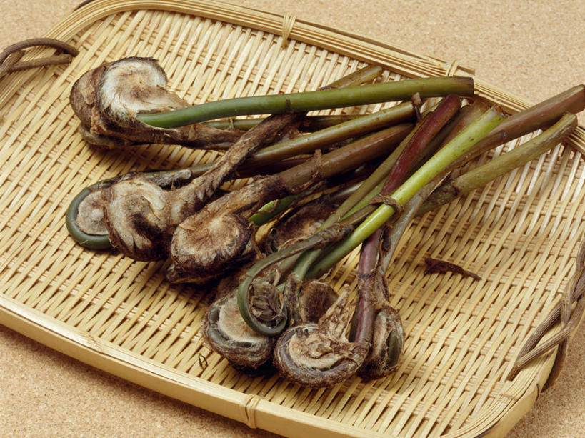 无人,交叉,横图,俯视,室内,特写,白天,竹子,蔬菜,一堆,许多,堆叠,堆积,竹制,新鲜,编织,篮子,食品,蕨菜,食物,一个,竹篮,有机食品,绿色食品,单个,竹条,堆,野菜,蕨类,交织,竹制品,山珍,穿插,彩图,高角度拍摄