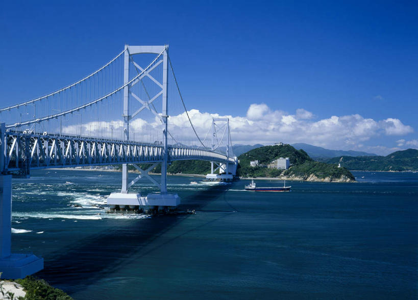 无人,横图,俯视,室外,白天,旅游,度假,海浪,海洋,日本,亚洲,浪花,云,云朵,云彩,娱乐,蓝色,白云,蓝天,天空,海水,天,享受,休闲,放松,海景,东亚,本州,本州岛,日本国,近畿地方,近畿,兵库,兵库县,神户,神户市,神戸,县厅,神戸市,淡路岛,明石海峡,明石海峡大桥,大海,风浪,海,海水的波动,近岸浪,涌浪,彩图,高角度拍摄