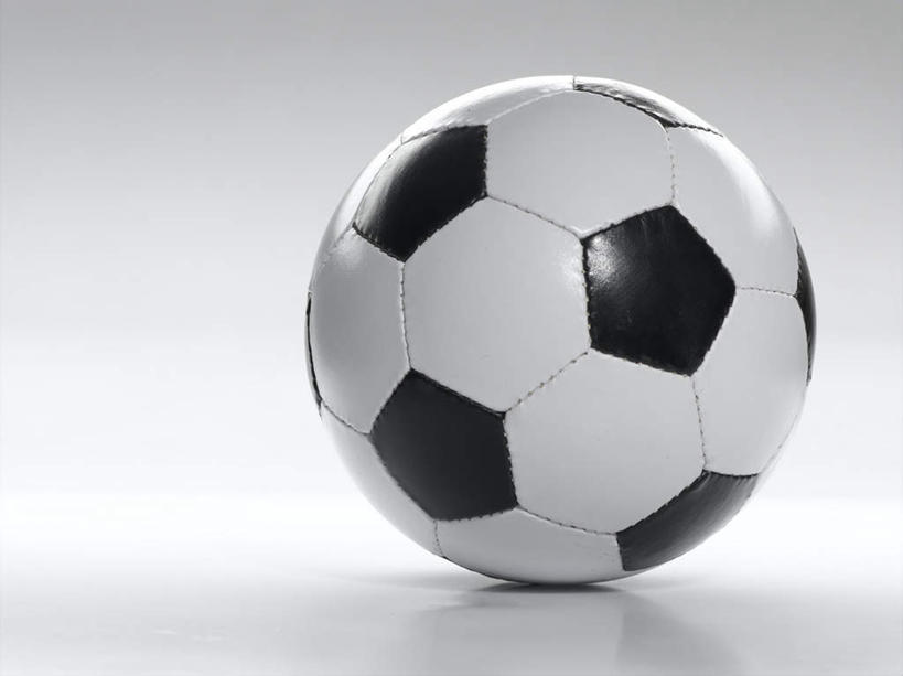 无人,横图,室内,特写,白天,白色背景,正面,足球,静物,阴影,反射,影子,足球装备,运动器械,一个,健身器械,摄影,影棚,单个,健身器材,蹴鞠,足球运动,彩图,影棚拍摄,拍摄,运动器材