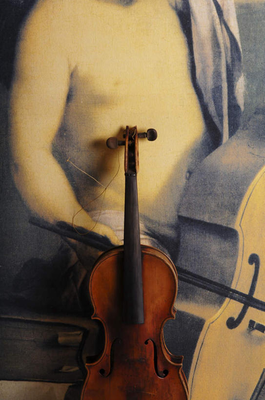 无人,竖图,室内,特写,白天,正面,绘画,静物,油画,艺术,乐器,弦乐器,小提琴,古典,文化,工艺品,品味,美术,高雅,弓拉弦乐器,弓拉弦鸣乐器,美学,彩图