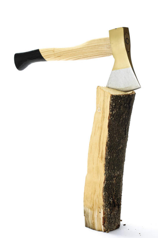 无人,竖图,室内,特写,白天,白色背景,正面,静物,工具,木材,木柴,一个,摄影,木料,影棚,单个,斧头,斧子,彩图,影棚拍摄,拍摄