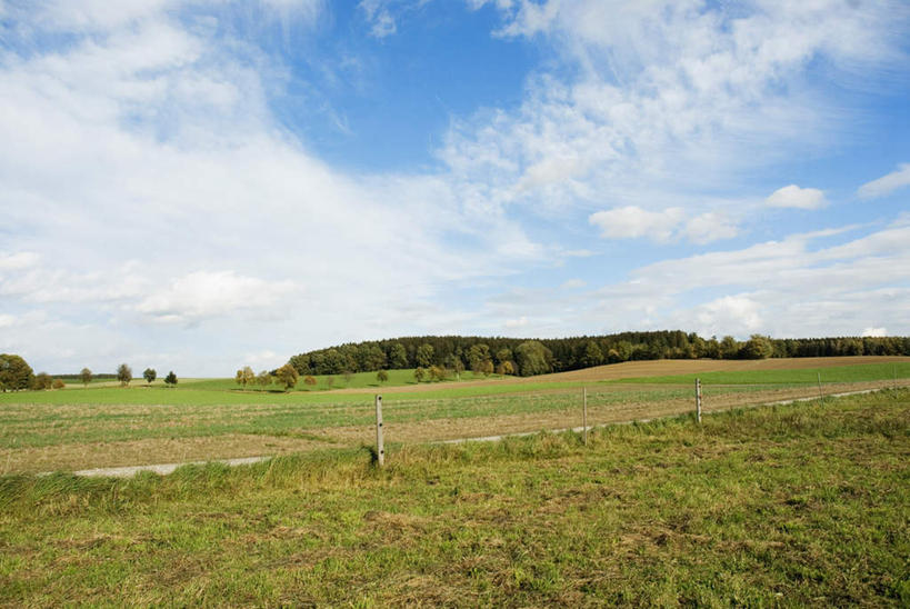 无人,栏杆,横图,室外,白天,正面,旅游,度假,草地,草坪,美景,植物,道路,路,德国,欧洲,阴影,光线,影子,栅栏,景观,篱笆,云,云朵,围栏,小路,交通,云彩,娱乐,护栏,草,树,树木,蓝色,绿色,白云,蓝天,天空,阳光,自然,天,享受,休闲,景色,放松,乡间小路,生长,晴朗,成长,西欧,自然风光,德意志联邦共和国,巴伐利亚,巴伐利亚州,拜恩州,拜恩自由州,晴空,彩图
