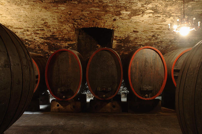 红酒,葡萄酒,无人,横图,室内,白天,正面,照明,一排,许多,阴影,整齐,光线,壁灯,木桶,桶,影子,墙,灯光,酒类,很多,仓库,酒窖,墙壁,墙面,灯,酒,饮料,排列,容器,灯具,红葡萄酒,储藏,照亮,照明设备,储存,队列,彩图,贮存