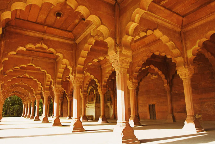 无人,宫殿,横图,室内,白天,正面,旅游,度假,名胜古迹,门,标志建筑,地标,建筑,印度,亚洲,一排,阴影,遗迹,整齐,光线,影子,柱子,墙,拱门,古迹,文物,娱乐,建设,古建筑,墙壁,墙面,排列,门框,享受,休闲,旅游胜地,放松,队列,古堡,南亚,古文明,印度共和国,北方邦,阿格拉堡,阿格拉红堡,红堡,彩图