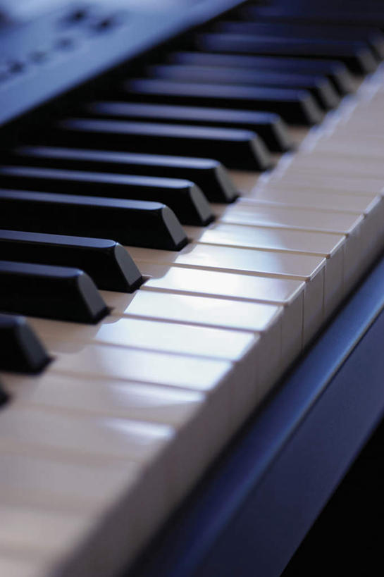 无人,竖图,俯视,室内,特写,白天,键盘,静物,一排,阴影,朦胧,模糊,整齐,反射,影子,钢琴,乐器,排列,键盘乐器,队列,彩图,高角度拍摄