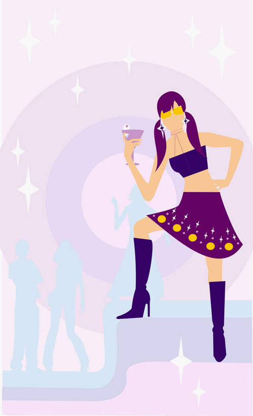 西方人,一个人,无人,站,竖图,插画,室内,白天,正面,裙子,数码,科技,杯子,鞋子,欧洲,欧洲人,仅一个年轻女性,仅一个女性,仅一个人,握,阴影,服装,反射,网络,高脚杯,影子,圆圈,酒类,一杯,高光,几何,计算机图形,拿,合成,图画,拿着,文化,靴子,踩,手叉腰,玻璃制品,画,酒,饮料,衣服,抹胸,酒杯,鸡尾酒,踩着,叉腰,站着,调酒,握着,短裙,服饰,半身裙,电脑合成图,数码合成图,创造,衣着,合成图,穿着,牛仔靴,漫画,想象,马提尼,马提尼酒,写实,具体,具象,鸡尾酒杯,衣饰,露脐装,年轻女性,女人,女性,白种人,玻璃杯,站立,彩图,全身