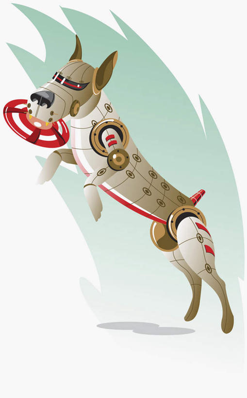 无人,跳,竖图,插画,室内,白天,白色背景,侧面,游戏,机器,数码,高科技,科技,宠物,狗,玩具,咬,阴影,科学,网络,高光,几何,计算机图形,玩,合成,图画,注视,娱乐,画,一只,动物,飞盘,观察,看,休闲,机械,可爱,益智,观看,活动,电脑合成图,数码合成图,咬着,察看,科学技术,合成图,机器人,发泄,关注,消遣,智力,漫画,忠诚,写实,具体,具象,宣泄,犬,跳跃,玩耍,嬉戏,彩图,全身