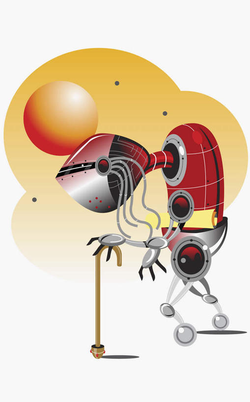 无人,走,竖图,插画,室内,白天,白色背景,侧面,机器,数码,高科技,科技,弯腰,握,阴影,科学,网络,工具,高光,几何,计算机图形,拿,合成,图画,拿着,画,球,一个,机械,器械,握着,单个,拐杖,手杖,电脑合成图,数码合成图,科学技术,合成图,机器人,医疗器械,漫画,写实,具体,具象,弯身,辅助设备,步行,散步,走路,彩图,全身