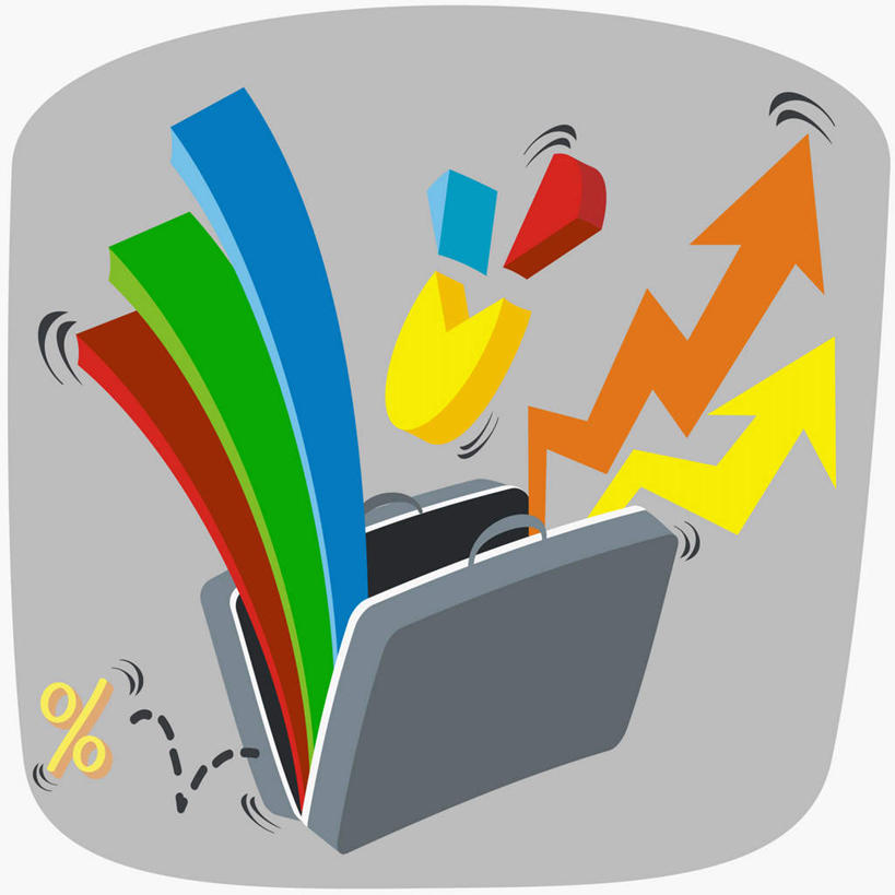 无人,方图,插画,室内,白天,白色背景,正面,数码,数据,科技,阴影,分析,网络,包,公文包,图表,表格,高光,几何,计算机图形,合成,图画,方向,箭头,画,K线图,公事包,统计,电脑合成图,数码合成图,指向,合成图,指标,销售,目标,漫画,业绩,柱状图,折线图,写实,具体,具象,簇,K线,蜡烛图,彩图,长条图,条图,条状图,饼图