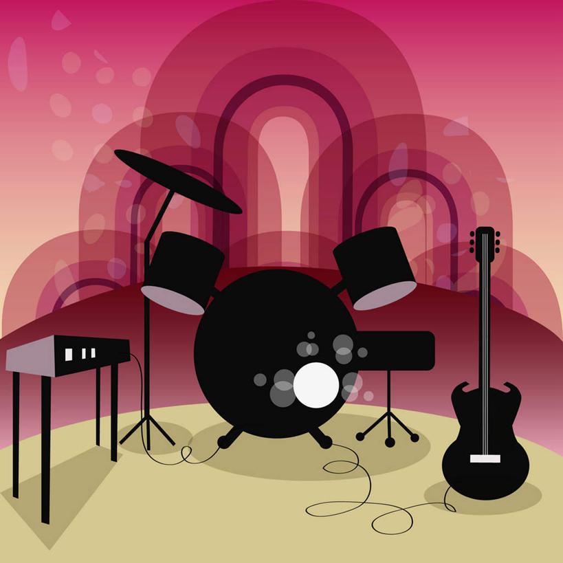 无人,酒吧,方图,插画,室内,白天,正面,键盘,数码,科技,乐队,表演,阴影,红色背景,电力,网络,电线,线,电吉他,鼓,架子鼓,乐器,弦乐器,电能,高光,几何,计算机图形,音乐,演奏,合成,线路,图画,队伍,画,电,电源,电源线,打击乐器,电脑合成图,数码合成图,演出,键盘乐器,合成图,弹拨弦鸣乐器,能量,漫画,奏乐,爵士鼓,写实,具体,具象,上演,彩图,酒吧间,酒馆,弹拨弦乐器,电子琴