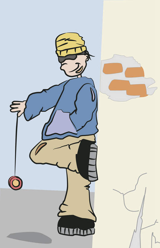 西方人,一个人,无人,站,笑,微笑,竖图,插画,室内,白天,侧面,游戏,数码,科技,帽子,玩具,欧洲,欧洲人,仅一个男性,仅一个人,握,阴影,服装,破旧,陈旧,网络,墙,高光,几何,计算机图形,玩,合成,图画,注视,休闲装,娱乐,墙壁,墙面,画,仅一个年轻男性,一个,衣服,观察,看,靠,靠着,站着,休闲,休闲服,益智,抬脚,握着,服饰,单个,观看,活动,电脑合成图,数码合成图,察看,合成图,发泄,关注,消遣,智力,溜溜球,悠悠球,漫画,写实,具体,具象,宣泄,一顶,棉帽,男人,男性,年轻男性,白种人,玩耍,嬉戏,站立,彩图,全身