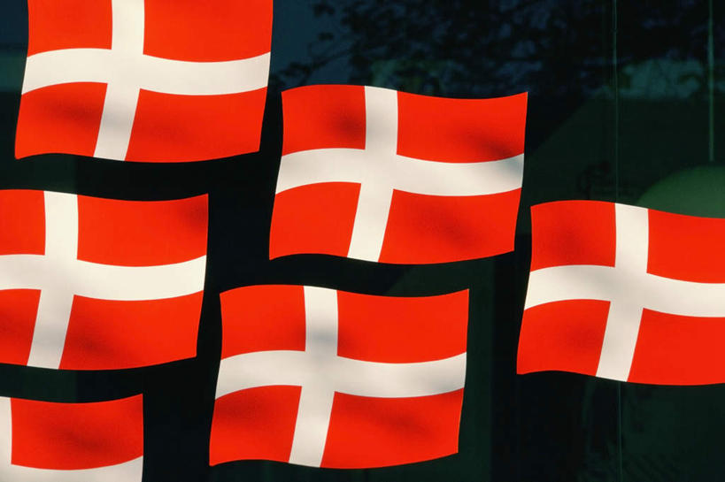 无人,横图,室外,特写,白天,正面,静物,旗帜,国旗,一排,整齐,并列,并排,排列,红色,白色,队列,平行,旗,彩图,丹麦国旗,丹尼布洛