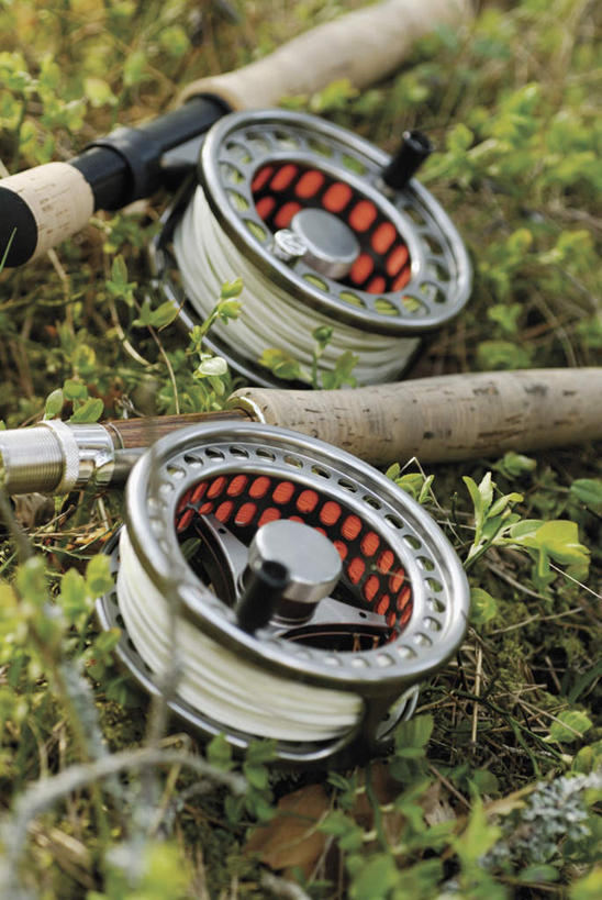 无人,竖图,俯视,室外,特写,白天,草地,草坪,植物,钓鱼竿,阴影,朦胧,模糊,光线,影子,草,两个,绿色,阳光,渔具,鱼线轮,卷线器,钓竿,鱼竿,彩图,高角度拍摄,钓鱼