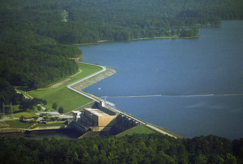 无人,横图,俯视,航拍,室外,白天,旅游,度假,灌溉,河流,美景,森林,树林,水,植物,建筑,美国,蓄水,河水,景观,水流,娱乐,建设,水坝,水库,树,树木,绿色,自然,享受,休闲,发电,景色,放松,生长,成长,北美,北美洲,鸟瞰,自然风光,美洲,坝,航运,北亚美利加洲,亚美利加洲,防洪,供水,水力发电,彩图,高角度拍摄