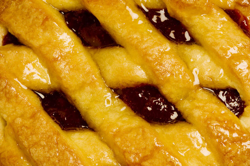 面食,无人,横图,俯视,室内,特写,白天,烹饪,西餐,阴影,反射,方格,格子,影子,料理,食品,面点,菜肴,美食,食物,一个,果酱,西式,摄影,佳肴,影棚,单个,派,蓝莓派,果子酱,彩图,高角度拍摄,影棚拍摄,拍摄