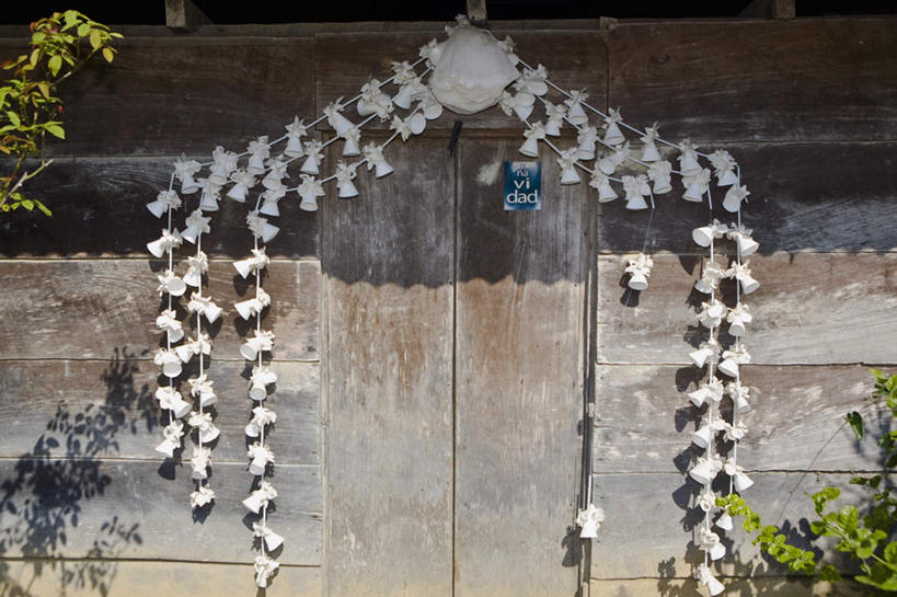 无人,家,木屋,横图,室外,白天,正面,植物,门,贝壳,墨西哥,吊挂,悬挂,阴影,装饰,光线,影子,挂,住宅,树,树木,绿色,阳光,自然,门框,生长,成长,华丽,修饰,点缀,北美,北美洲,美洲,韦拉克鲁斯,韦拉克鲁斯州,北亚美利加洲,亚美利加洲,衬托,美观,雅致,雅观,墨西哥合众国,仙人掌王国,维拉克鲁斯,维拉克鲁斯州,贝类外壳,海螺壳,软体动物外壳,彩图,茅舍,茅屋,棚屋,小木屋,小屋