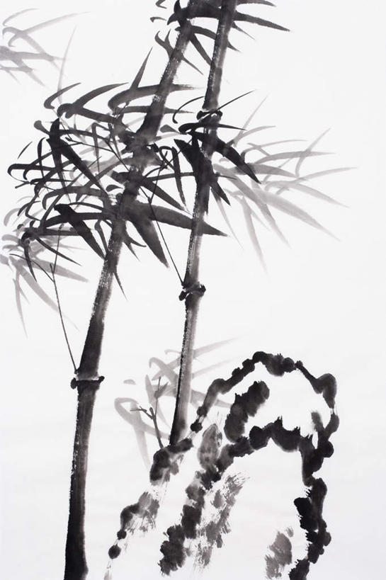 无人,竖图,室内,白天,白色背景,正面,绘画,纯洁,竹子,艺术,古典,文化,灰色,工艺品,品味,美术,高雅,国画,水墨画,美学,奉献,质朴,正直,水墨,担当,竹,彩图,奋进,操守,四君子,岁寒三友,性坚,虚怀,虚心,善群,卓尔