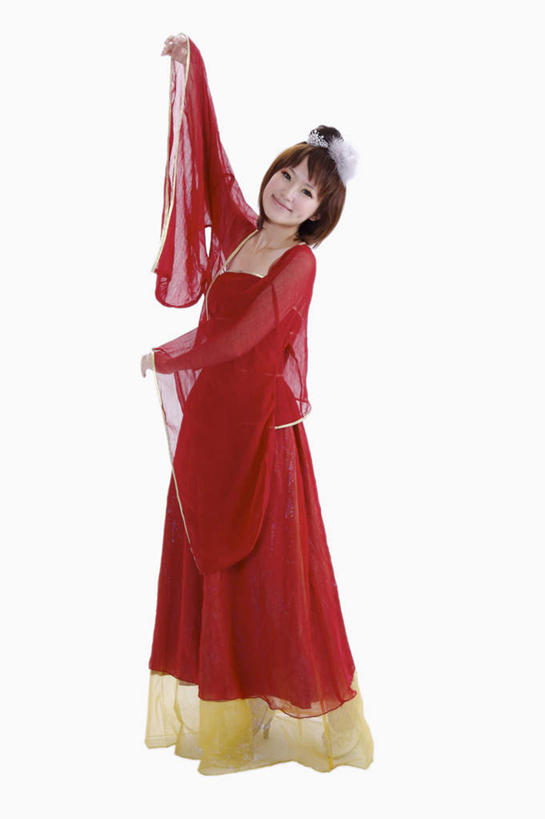 东方人,一个人,站,举,笑,微笑,露齿笑,竖图,室内,白天,白色背景,正面,民族服装,跳舞,兴奋,热情,亚洲,仅一个年轻女性,仅一个女性,仅一个人,开放,注视,黄种人,文化,红色,观察,看,托,站着,健康,温暖,奔放,活力,积极,激情,摄影,朝气,影棚,观看,暖色,吉祥,察看,生命,关注,中国文化,汉服,舞姿,饱满,革命,热烈,赤色,充实,斗志,喜气,主动,汉衣冠,汉装,华服,年轻女性,女人,女性,亚洲人,举起,举手,举着,向上举,向上伸,向上托,站立,彩图,全身,影棚拍摄,传统服装,民俗服,欢乐,拍摄,舞蹈,传统文化