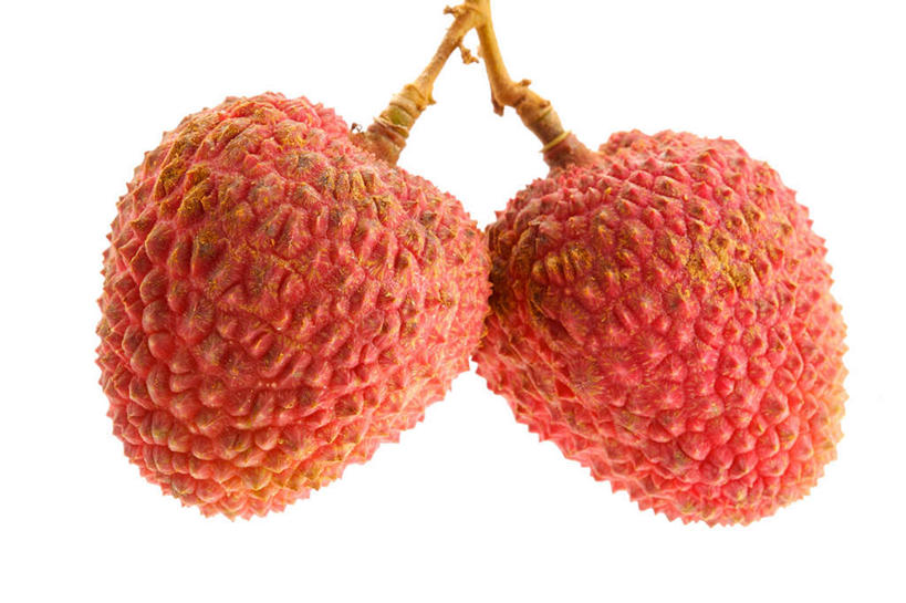 无人,横图,室内,特写,白天,白色背景,正面,荔枝,水果,阴影,新鲜,反射,影子,生食,食品,果实,食物,两个,红色,摄影,有机食品,绿色食品,影棚,离枝,彩图,影棚拍摄,拍摄