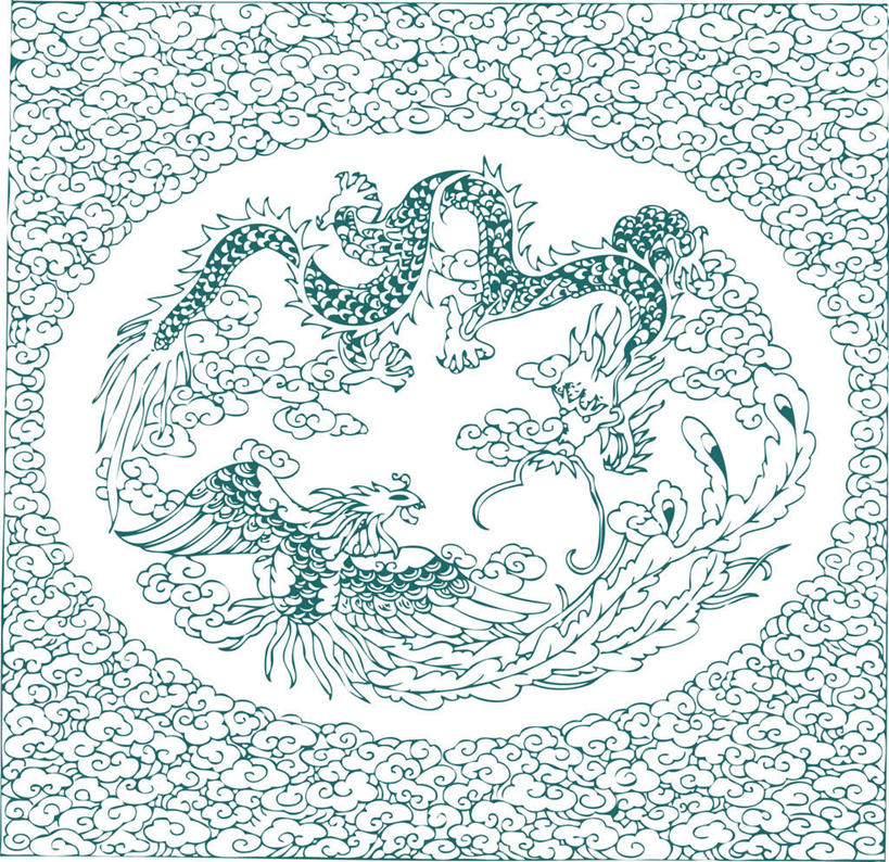 无人,横图,插画,室内,白天,白色背景,正面,幸福,成功,数码,科技,鸟,阴影,花纹,形状,艺术,装饰,网络,圆形,凤凰,龙,鸟类,图形,纸艺,手工艺品,高光,几何,计算机图形,合成,图画,文化,画,绿色,纸制品,工艺品,剪纸,张嘴,两只,和谐,面对面,华丽,修饰,吉祥,点缀,电脑合成图,数码合成图,高雅,合成图,高贵,图腾,传说,漫画,张大嘴巴,窗花,写实,具体,具象,吉利,凤,自信心,品位,衬托,美观,雅致,雅观,剪画,刻纸,祥瑞,凰,灵兽,权势,尊荣,形态,外形,丹鸟,鶤鸡,威凤,幸运,张开嘴,彩图,全身