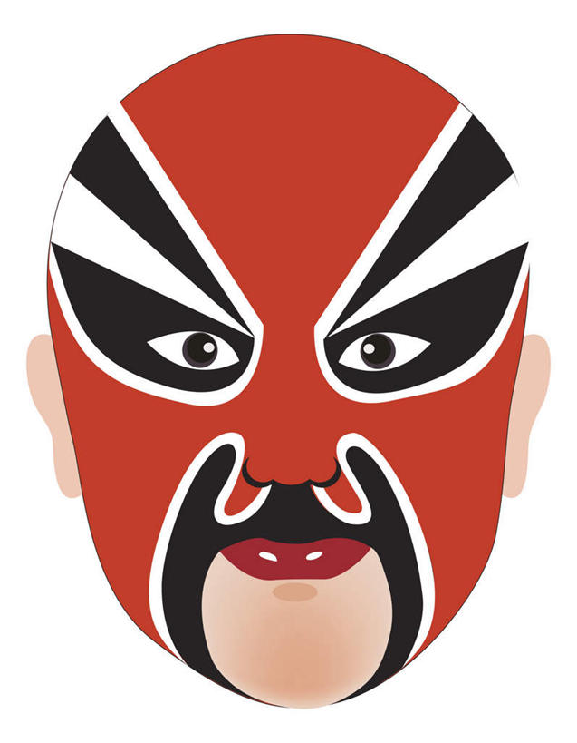 无人,竖图,插画,室内,特写,白天,白色背景,正面,数码,科技,阴影,装饰,网络,面具,高光,几何,计算机图形,合成,图画,文化,画,一个,黄色,红色,黑色,脸谱,遮,遮掩,单个,华丽,修饰,点缀,电脑合成图,数码合成图,掩盖,遮挡,合成图,中国文化,漫画,京剧,遮盖,戏曲,国粹,写实,具体,具象,衬托,美观,雅致,雅观,掩饰,大夫,商人,彩图,鲍叔,鲍叔牙,姒鲍叔牙,国剧,京戏,平剧,中国戏曲,京剧脸谱,传统文化,拟人