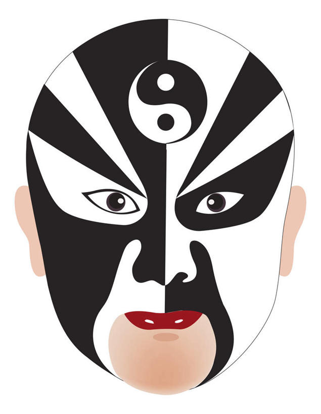 无人,竖图,插画,室内,特写,白天,白色背景,正面,数码,科技,阴影,装饰,网络,面具,高光,几何,计算机图形,合成,图画,文化,画,一个,白色,黑色,脸谱,遮,遮掩,单个,华丽,修饰,点缀,电脑合成图,数码合成图,掩盖,遮挡,合成图,中国文化,漫画,京剧,遮盖,戏曲,国粹,写实,具体,具象,衬托,美观,雅致,雅观,掩饰,彩图,国剧,京戏,平剧,中国戏曲,京剧脸谱,传统文化,拟人