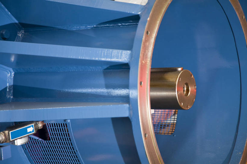 无人,横图,室内,特写,白天,正面,机器,静物,金属制品,金属,发电机,设备,蓝色,机械,能源,转换,彩图