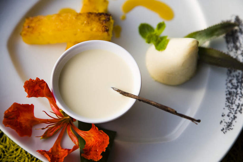 点心,无人,横图,俯视,室内,特写,白天,烹饪,西餐,幸福,月季花,餐具,叶子,装饰,盛开,碟子,盘,陶瓷,汤,薄荷,料理,食品,甜点,甜品,绿叶,银丹草,陶瓷制品,花蕾,菜肴,美食,花,花瓣,花朵,鲜花,食物,糕点,一个,红色,盘子,容器,碟,碗,甜食,奶油,花苞,花蕊,嫩叶,西式,佳肴,单个,希望,储藏,华丽,修饰,点缀,乳制品,储存,衬托,美观,雅致,雅观,激凌,克林姆,淇淋,斑叶凤梨薄荷,苹果薄荷,夜息香,美艳,光荣,叶,叶片,月月红,月季,长春花,彩图,高角度拍摄,贮存