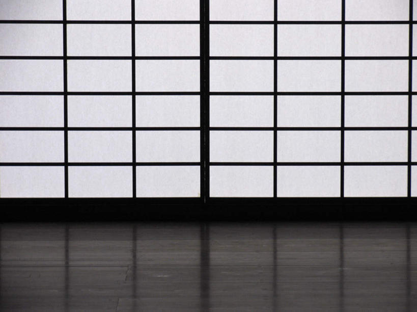 无人,家,横图,室内,白天,正面,地板,门,拉门,阴影,反射,影子,房屋,屋子,地面,移门,楼房,木地板,住宅,障子,纸门,彩图,房子