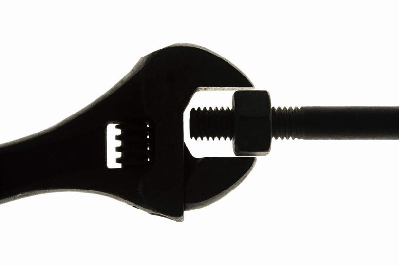 无人,横图,俯视,室内,白天,白色背景,金属制品,许多,金属,工具,背光,一个,黑色,摄影,影棚,单个,扳手,螺帽,逆光,螺蛳,田螺,扳头,蜗篱,师螺,蜗蠃,方田螺,彩图,高角度拍摄,影棚拍摄,拍摄