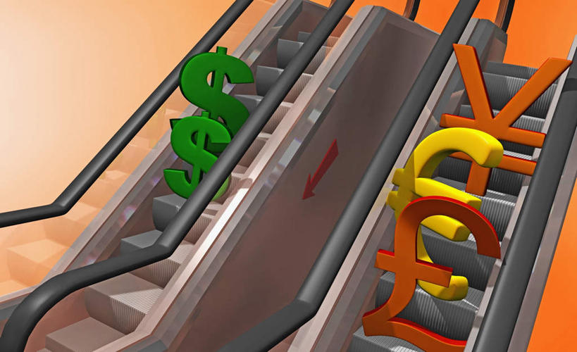 无人,横图,插画,室内,白天,正面,人民币,数码,科技,电梯,阴影,网络,标志,符号,字符,字母,电动扶梯,墙,自动扶梯,运输工具,高光,几何,计算机图形,合成,图画,标识,墙壁,墙面,画,两个,英镑,电脑合成图,数码合成图,合成图,漫画,写实,具体,具象,美元符号,彩图,欧元符号,扶手电梯,升降设备,运输带,自动行人电梯,电扶梯