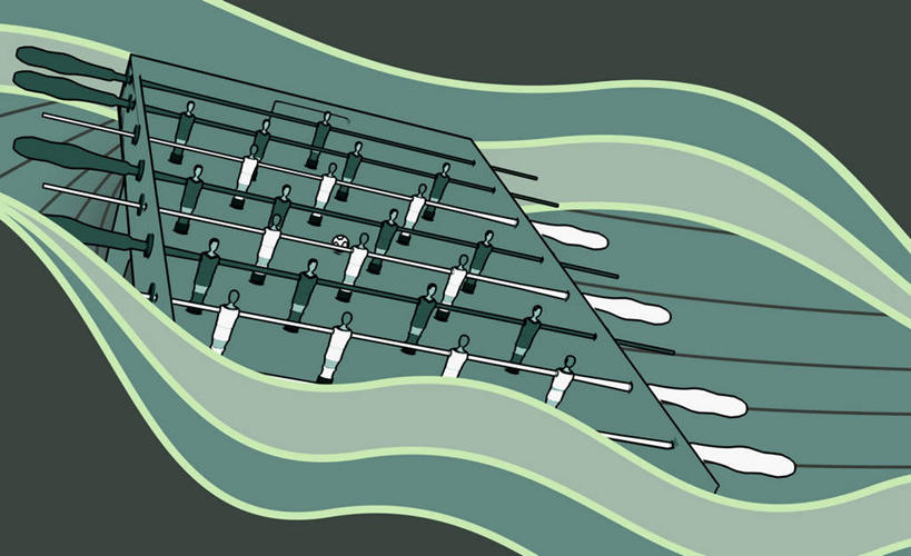 无人,横图,插画,室内,特写,白天,正面,锻炼,游戏,运动,数码,科技,足球,阴影,曲折,弯曲,网络,线条,高光,几何,计算机图形,玩,合成,图画,娱乐,画,休闲,蜿蜒,活动,电脑合成图,数码合成图,合成图,发泄,消遣,智力,漫画,桌式足球,桌上足球,写实,具体,具象,宣泄,体育,玩耍,嬉戏,彩图,健身