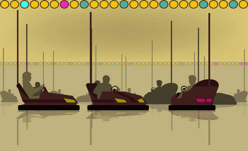 西方人,无人,游乐园,坐,横图,插画,室内,白天,正面,游戏,数码,科技,游乐场,照明,欧洲,欧洲人,一排,许多,行人,游客,游人,握,阴影,服装,整齐,网络,圆形,彩灯,灯光,很多,许多人,高光,几何,计算机图形,拿,玩,合成,图画,拿着,注视,休闲装,娱乐,路人,旅客,车,灯,画,排列,衣服,灯具,观察,看,一群人,休闲,休闲服,握着,服饰,花灯,游乐设施,碰碰车,观看,活动,照亮,电脑合成图,数码合成图,察看,合成图,照明设备,队列,发泄,关注,消遣,智力,载具,漫画,写实,具体,具象,宣泄,乐园,游艺设施,过客,男人,男性,女人,女性,中年男性,中年女性,白种人,玩耍,嬉戏,坐着,半身,彩图