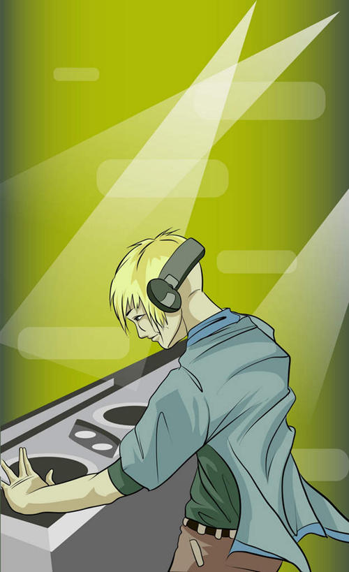 西方人,一个人,无人,站,竖图,插画,室内,白天,正面,陶醉,快乐,数码,科技,照明,欧洲,欧洲人,仅一个男性,仅一个人,握,阴影,服装,光线,网络,影子,灯光,高光,几何,计算机图形,音乐,拿,合成,图画,音乐播放器,拿着,注视,休闲装,灯,画,仅一个年轻男性,衣服,灯具,观察,看,站着,享受,休闲,休闲服,握着,服饰,观看,聚光灯,照亮,电脑合成图,数码合成图,察看,合成图,照明设备,关注,打碟机,dj师,唱片骑士,漫画,写实,具体,具象,男人,男性,年轻男性,白种人,站立,半身,彩图,DJ打碟机,播放器,沉醉