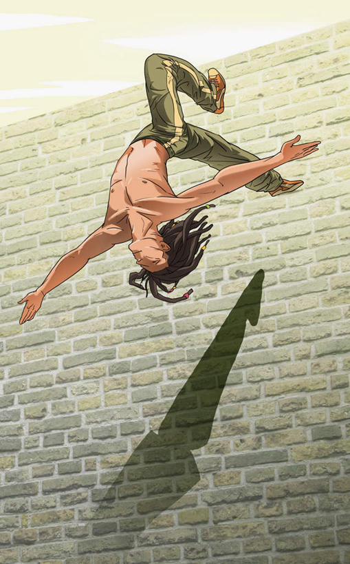 西方人,一个人,无人,跳,伸展双臂,竖图,插画,室内,白天,仰视,锻炼,运动,数码,科技,欧洲,欧洲人,仅一个男性,仅一个人,翻,阴影,裤子,光线,网络,影子,墙,高光,几何,计算机图形,滚,合成,图画,注视,裸露,墙壁,墙面,画,仅一个年轻男性,阳光,观察,看,翻跟斗,观看,电脑合成图,数码合成图,翻跟头,察看,合成图,关注,裸,漫画,写实,具体,具象,翻筋斗,体育,男人,男性,年轻男性,白种人,敞开双臂,伸开双臂,跳跃,卧,展开双肩,张开手臂,张开双臂,彩图,低角度拍摄,全身,健身,转体