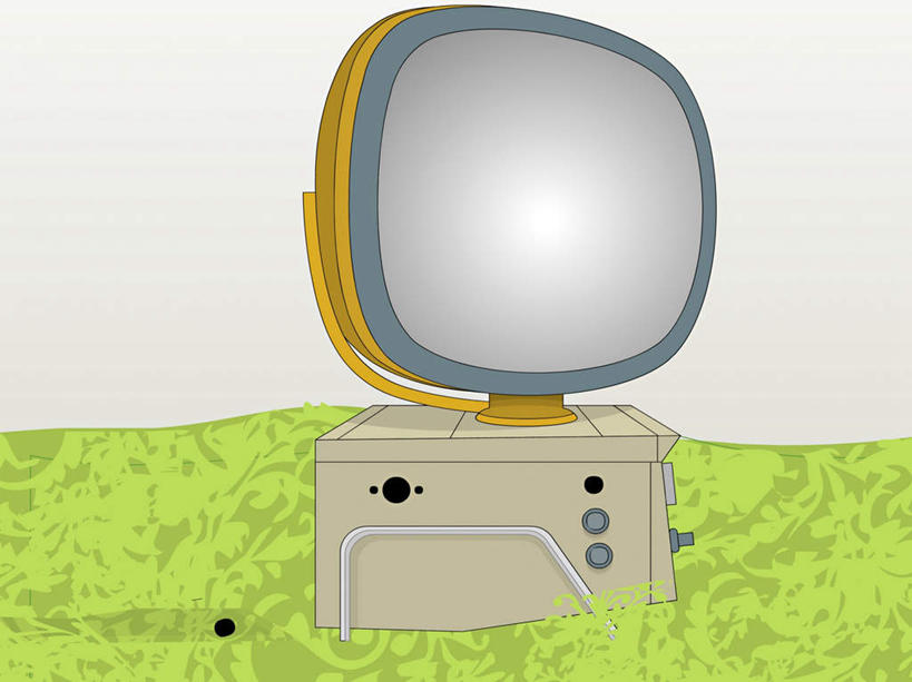 无人,横图,插画,室内,白天,正面,电脑,显示器,数码,科技,草地,草坪,植物,阴影,网络,高光,几何,计算机图形,合成,图画,输入设备,通讯设备,画,草,绿色,台式电脑,一台,电脑合成图,数码合成图,合成图,通信设备,漫画,输出设备,写实,具体,具象,彩图