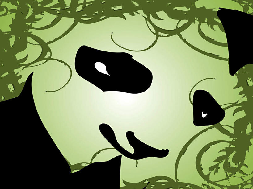 脸,头,脸颊,无人,站,交叉,横图,插画,室内,白天,正面,数码,科技,野生动物,熊猫,绿色背景,阴影,形状,网络,图形,线条,高光,几何,计算机图形,合成,图画,注视,画,交错,一只,绿色,白色,黑色,动物,观察,看,站着,可爱,活泼,观看,交织,电脑合成图,数码合成图,察看,合成图,关注,大熊猫,漫画,写实,具体,具象,猫熊,形态,外形,头部,脸部,脸蛋,面部,站立,半身,彩图